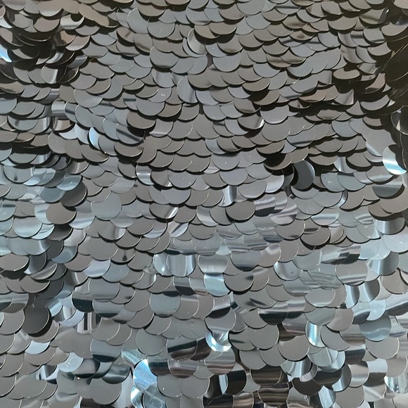 Black Tie  He-Ro Industries Vintage sequined dress Navy Silk Cocktail Evening 14 - Picture 4 of 13